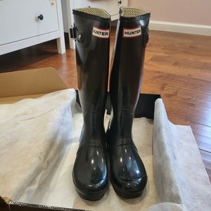 Hunter long rain boots